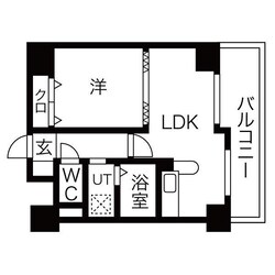 リラハイツ南２条の物件間取画像